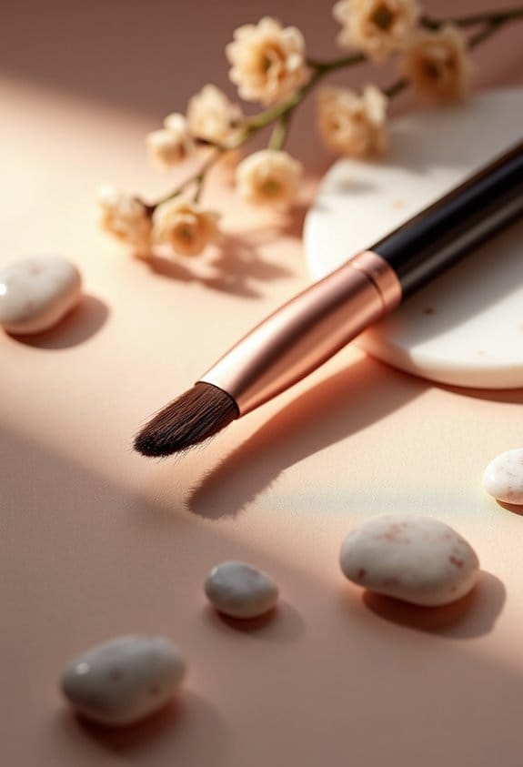 choosing an angled brow brush
