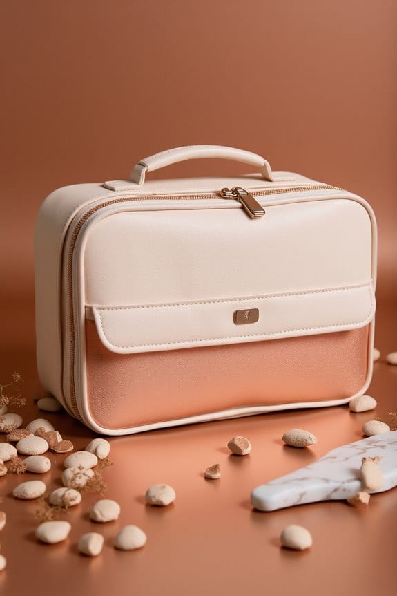 durable spacious organized makeup bag