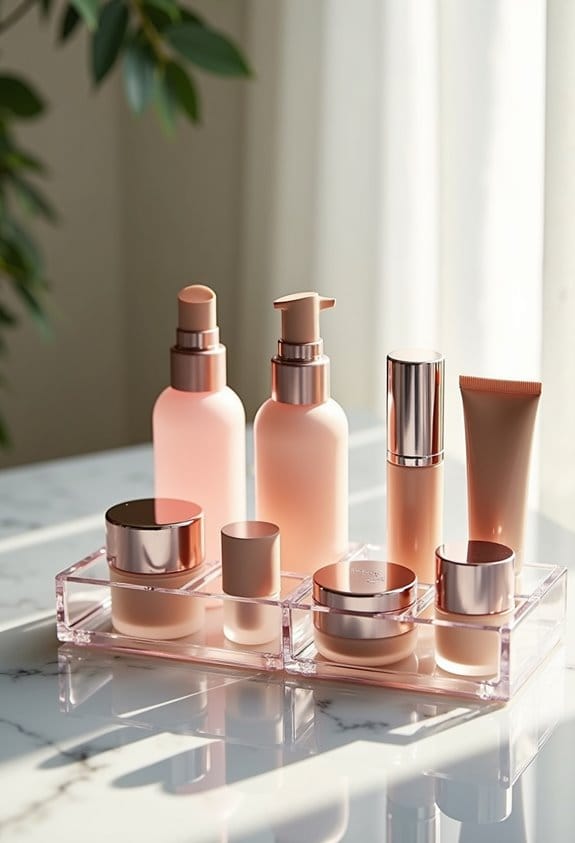 efficient makeup storage solutions