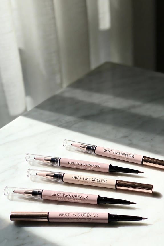 effortless twist up eyeliners