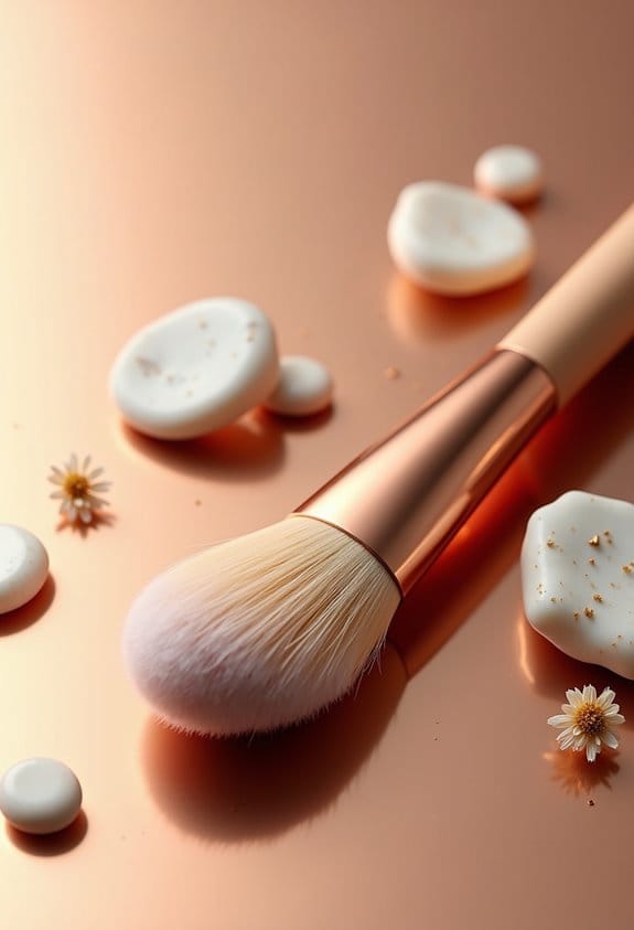 flat brushes for foundation
