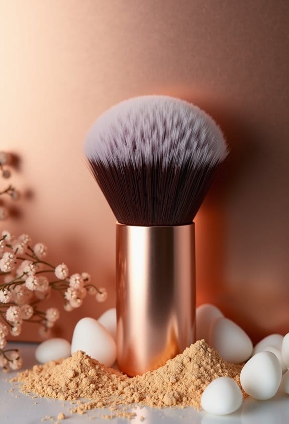 flawless blending with round brushes