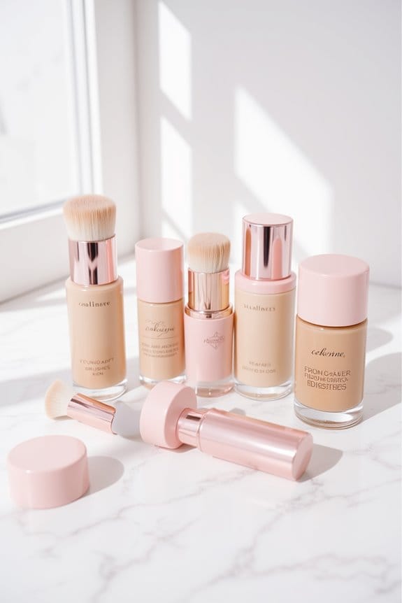 flawless foundation brush selection