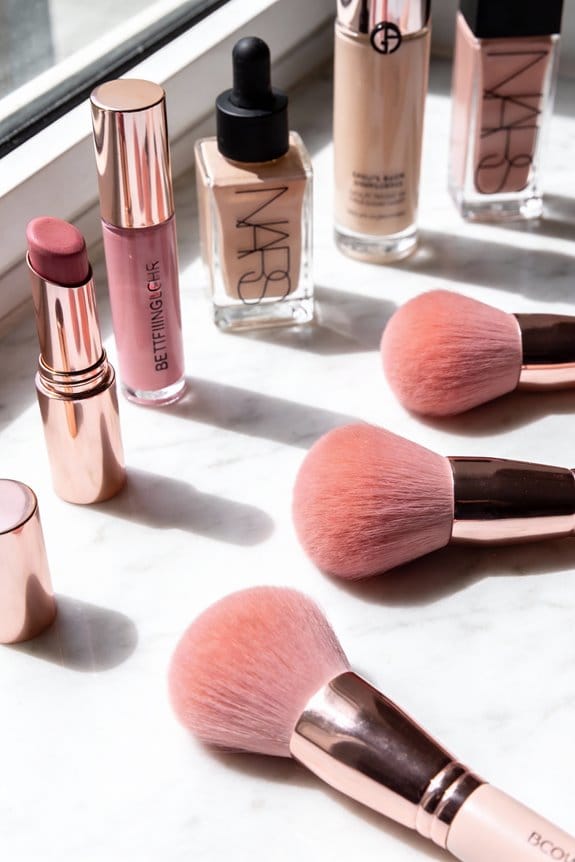 flawless stippling blush brushes
