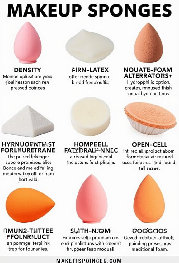 makeup sponge materials explained