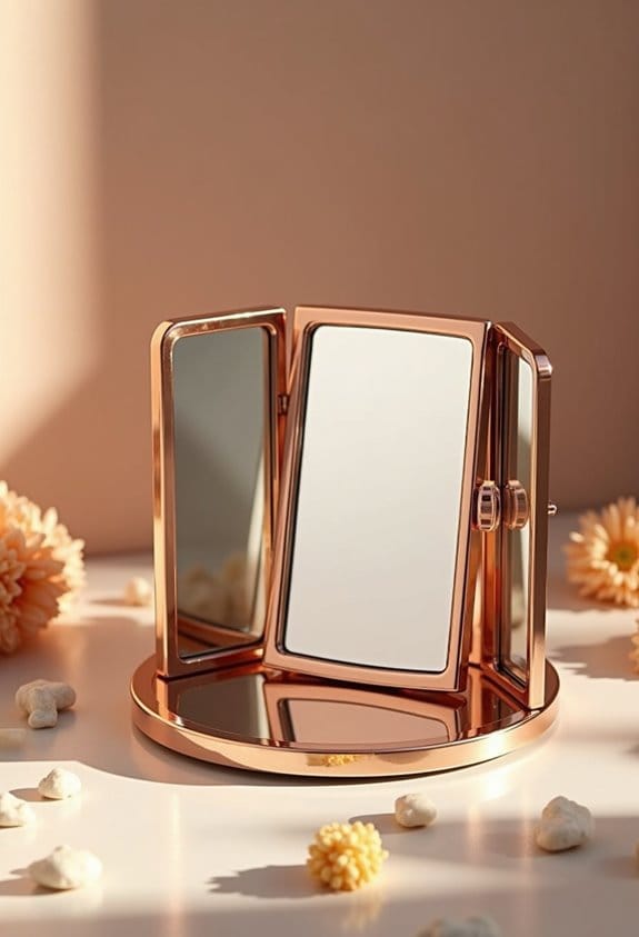 mirror features for makeup