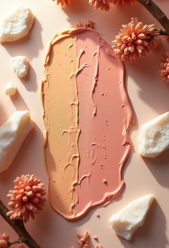 peach undertones blend warmth