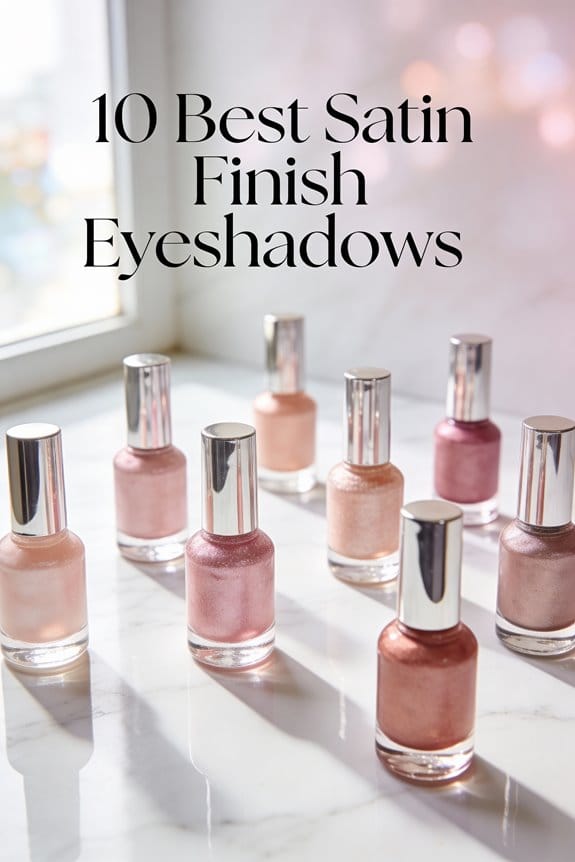 satin finish eyeshadow recommendations