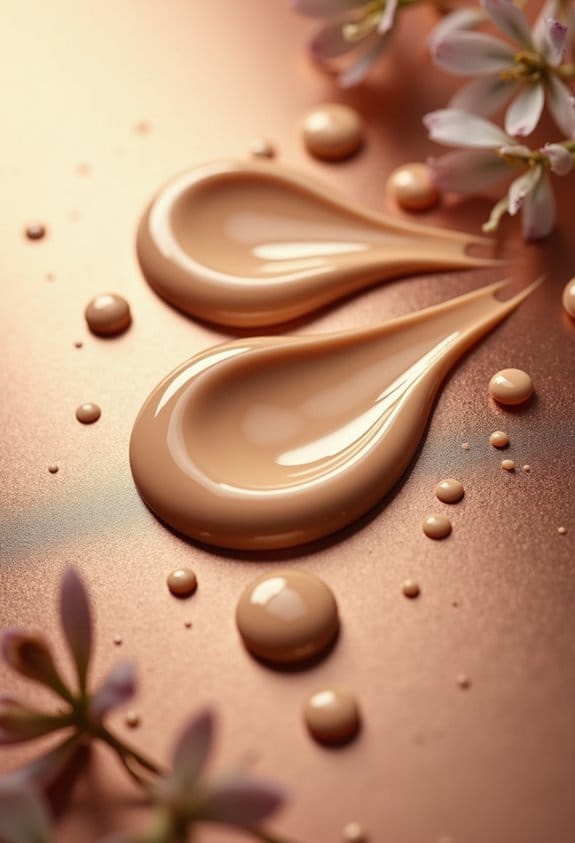 skin oils affect foundation