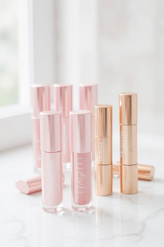 sparkling glitter lip gloss