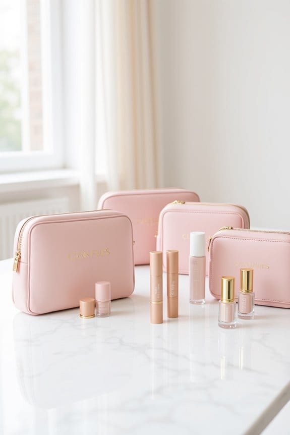 stylish large makeup organization