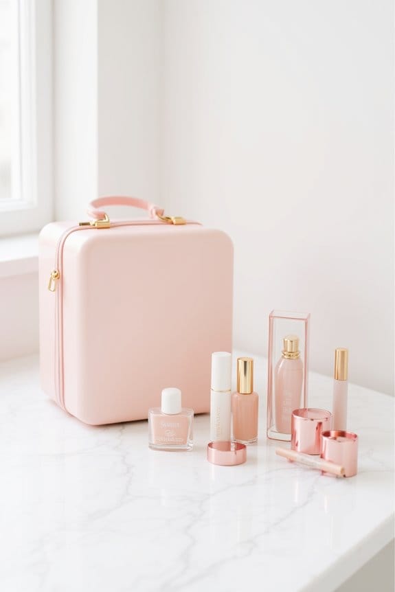stylish organized makeup cases